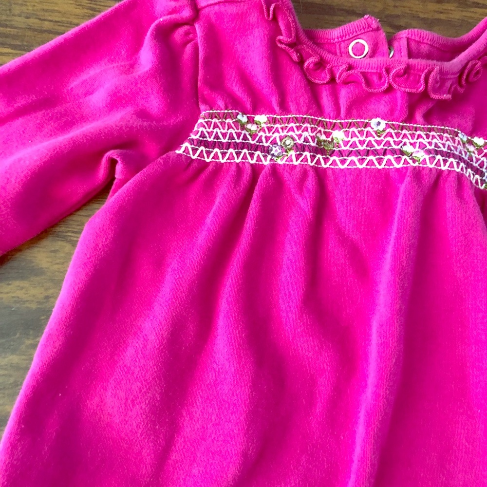 Baby Girls Gymboree Soft Embroidered Top 12-18mo